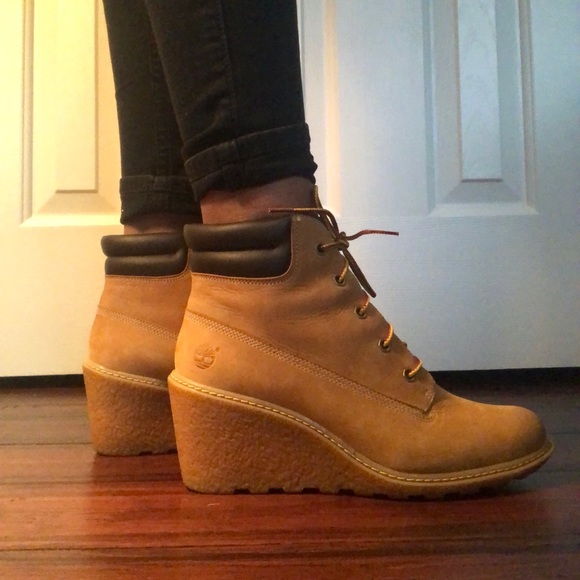 timberland wedge boots canada